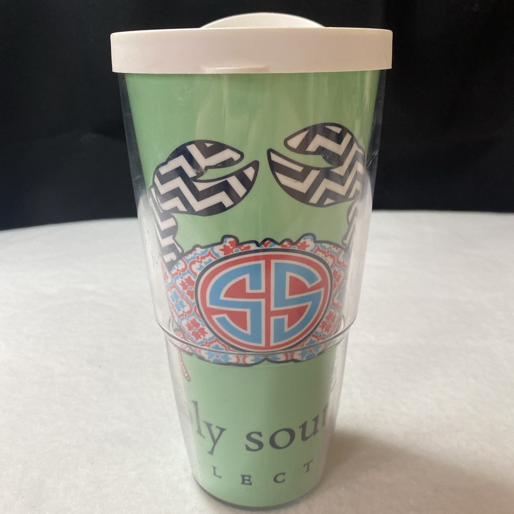 Tervis‎ Simply Southern Tumbler 24oz Mint Green Crab Logo Insulated Cup Coastal